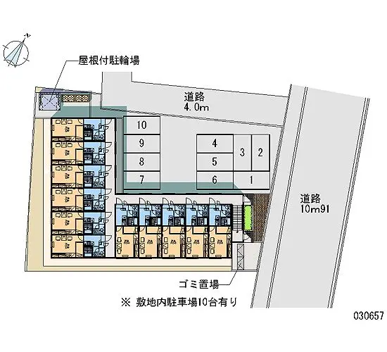 小樽市入船２丁目 月極駐車場
